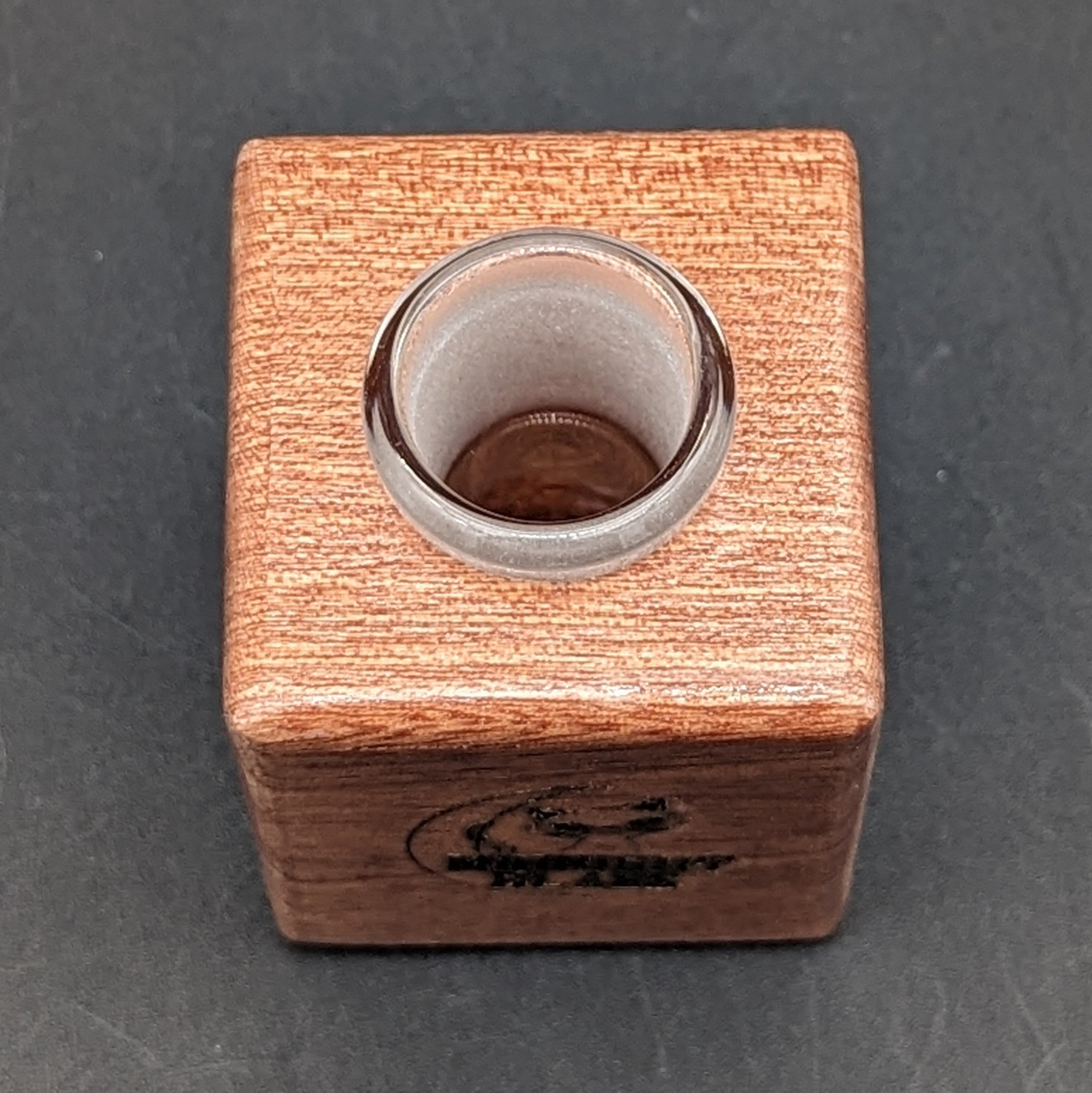 Midnight Glass - 1 Piece Wooden 18mm Slide Holders-Avernic Smoke Shop