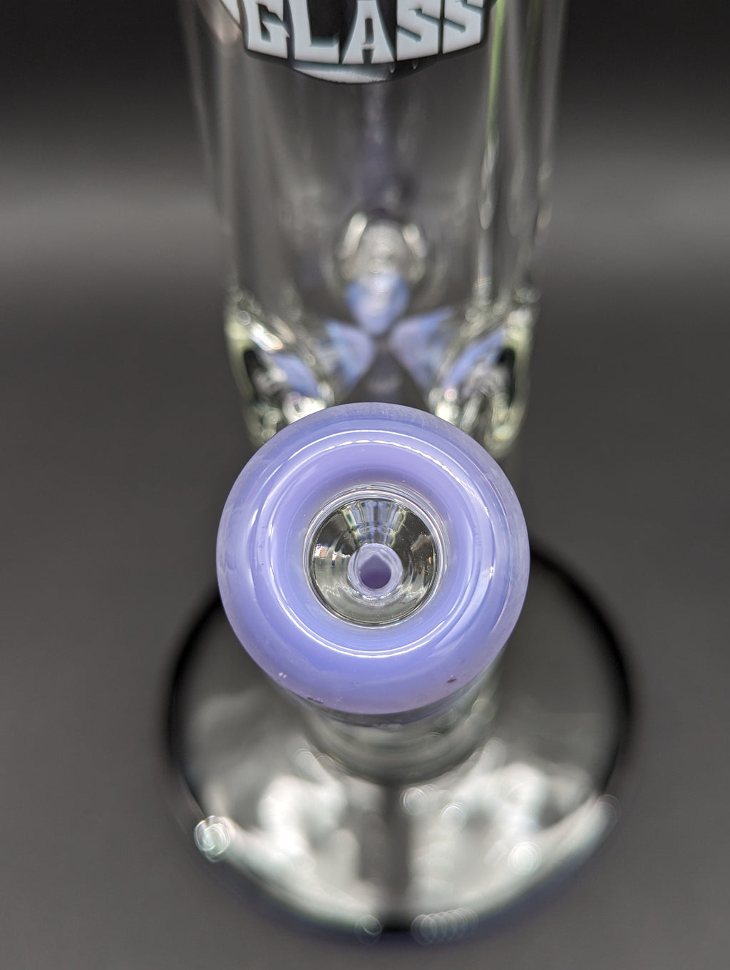 Midnight Glass 12" 9mm Straight Tube Bong-Avernic Smoke Shop