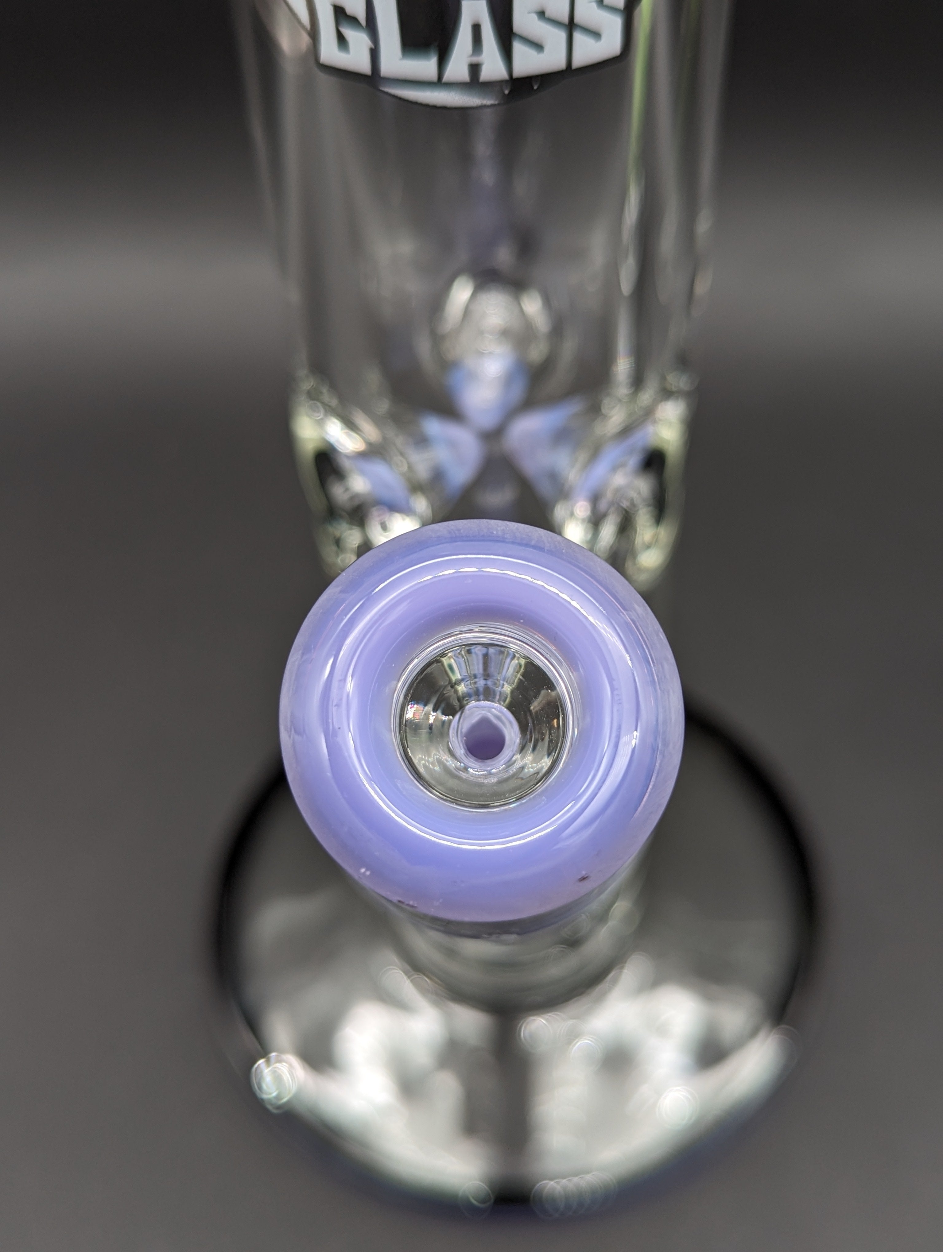 Midnight Glass 12" 9mm Straight Tube Bong-Avernic Smoke Shop
