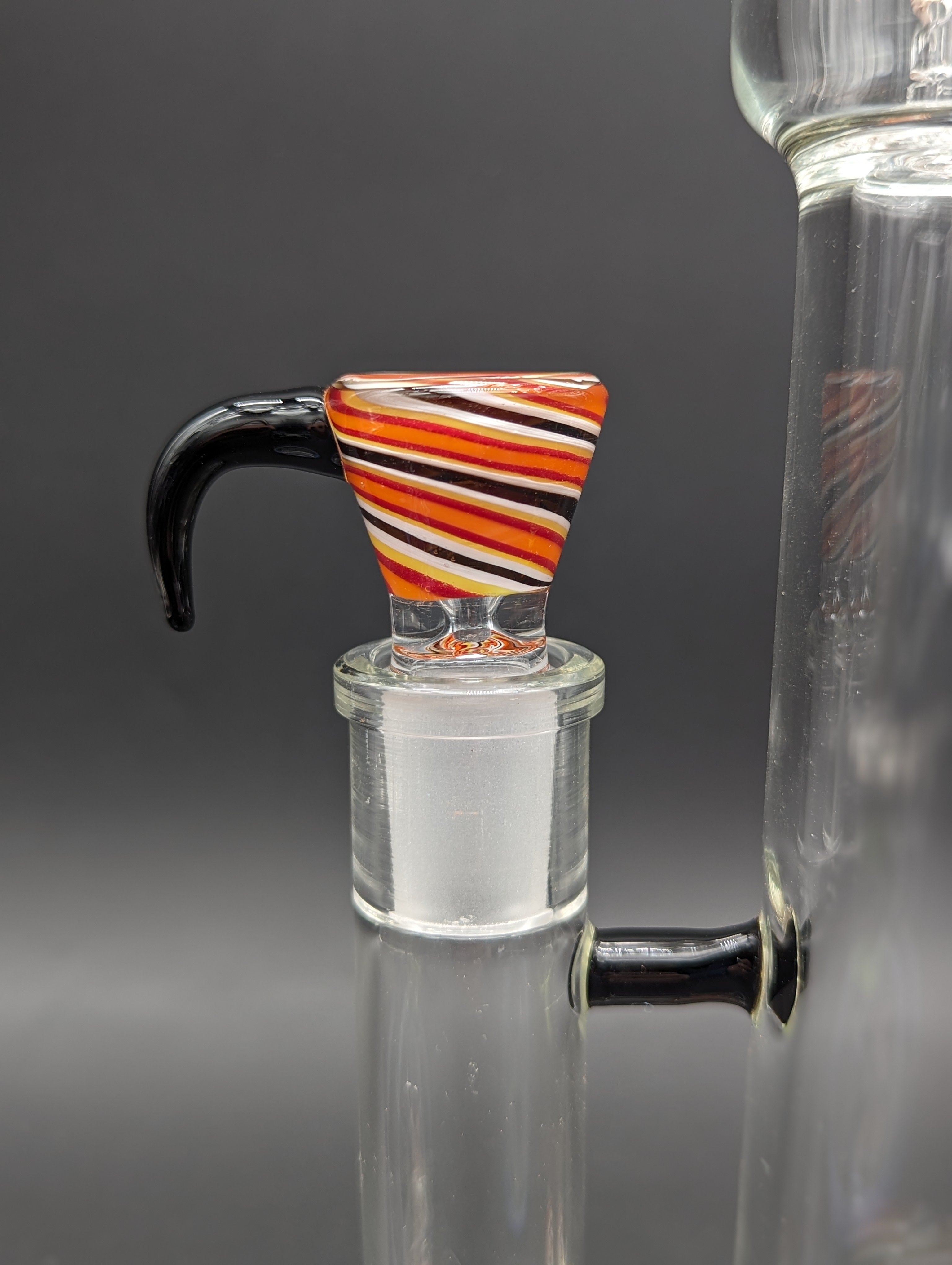 Midnight Glass 18" Worked Dual Perc Bong-Avernic Smoke Shop