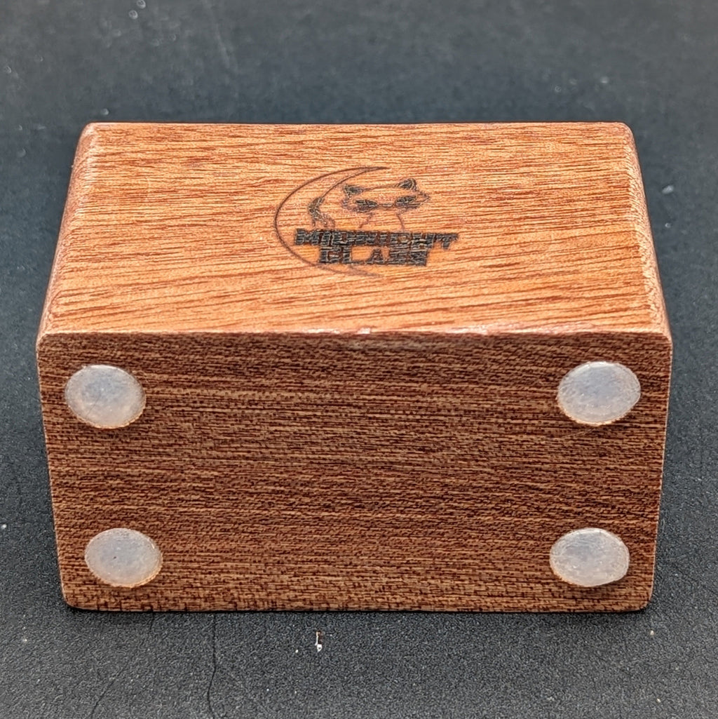 Midnight Glass - 2 Piece Wooden 18mm Slide Holders-Avernic Smoke Shop