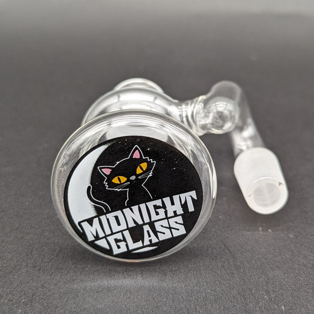 Midnight Glass Clear Dry Ash Catcher 14mm-Avernic Smoke Shop