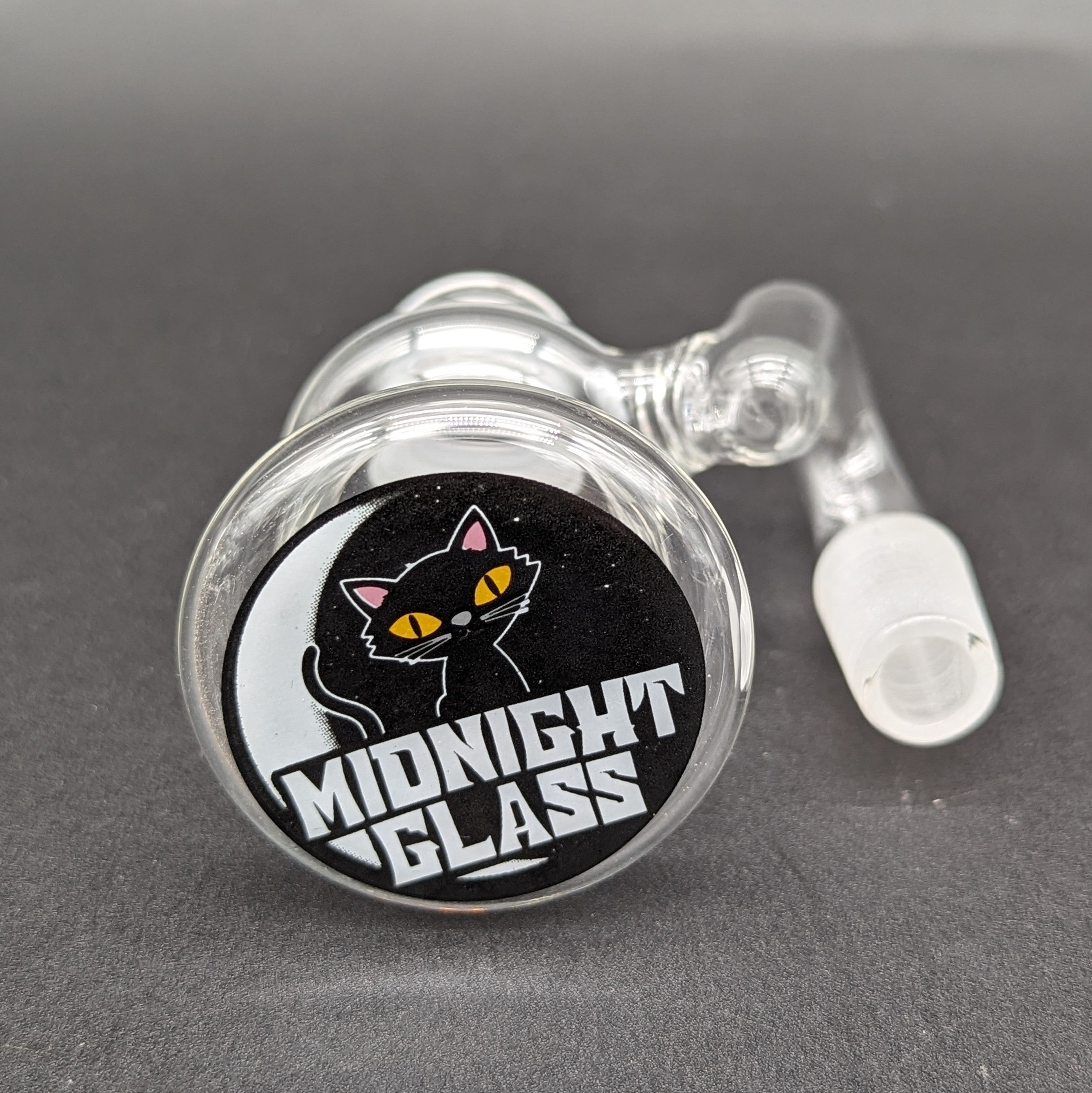 Midnight Glass Clear Dry Ash Catcher 14mm-Avernic Smoke Shop
