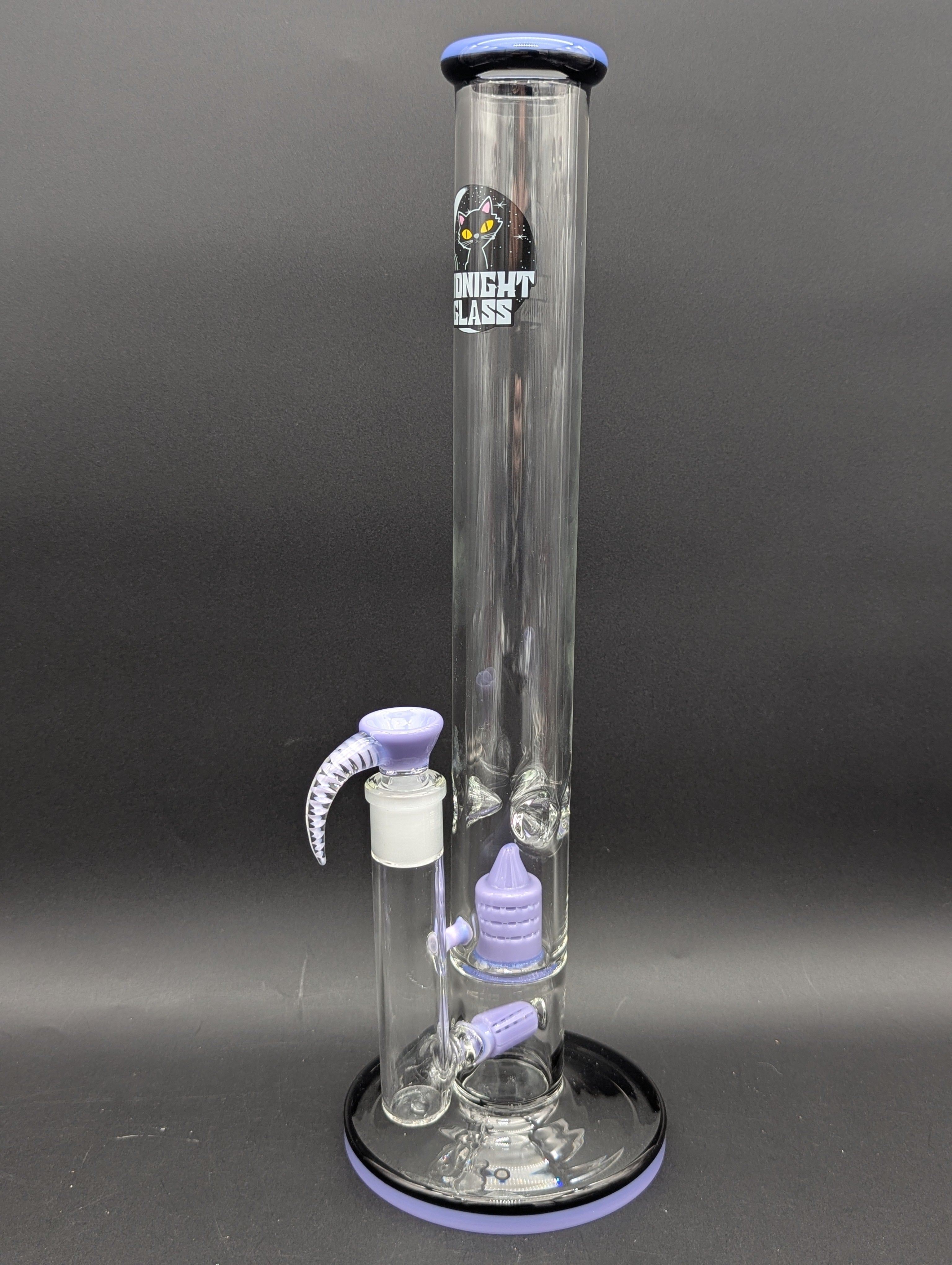 Midnight Glass Gridline to 360 Grid Cap Bong-Avernic Smoke Shop