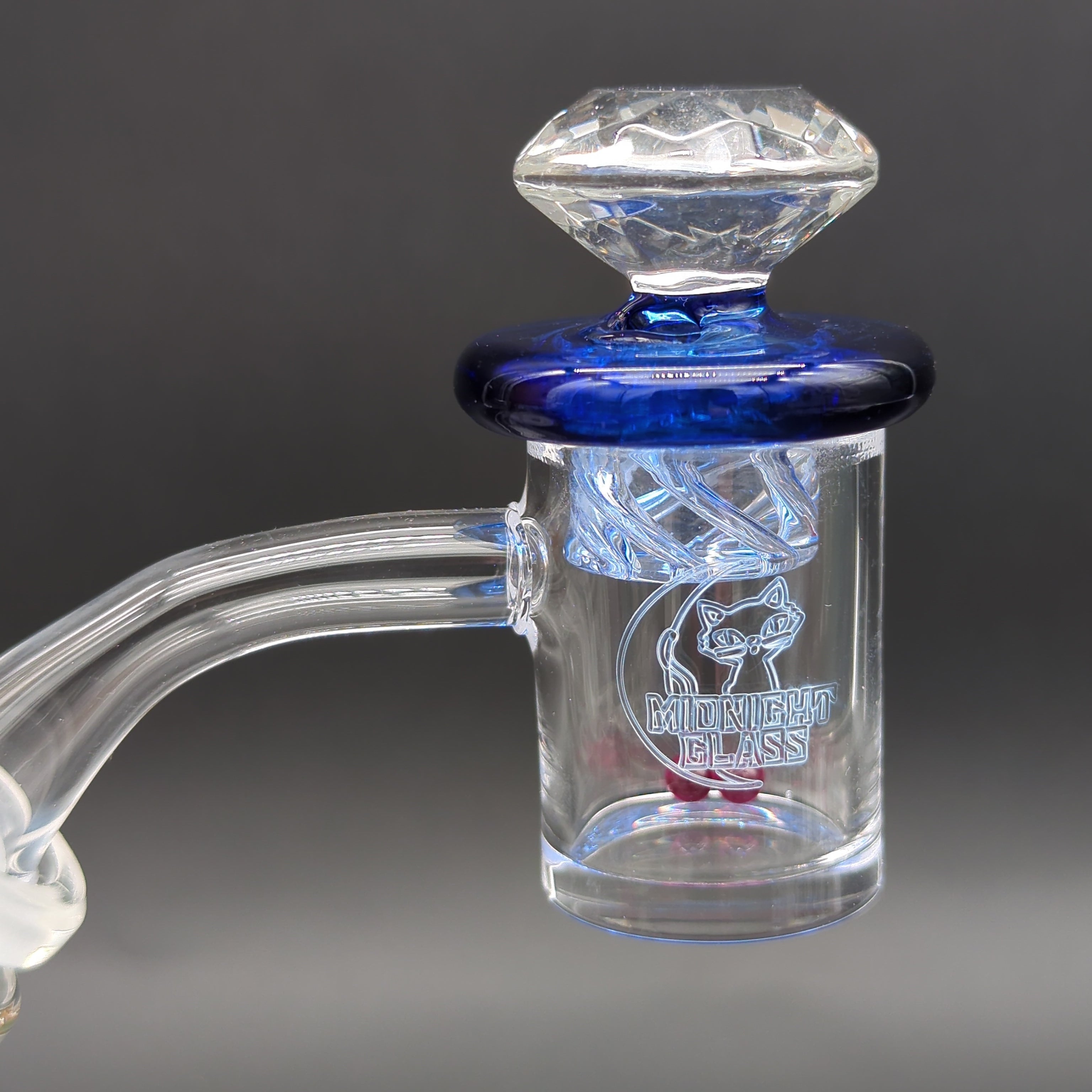 Midnight Quartz XL Banger Vortex Set 14mm 45 Degrees-Avernic Smoke Shop