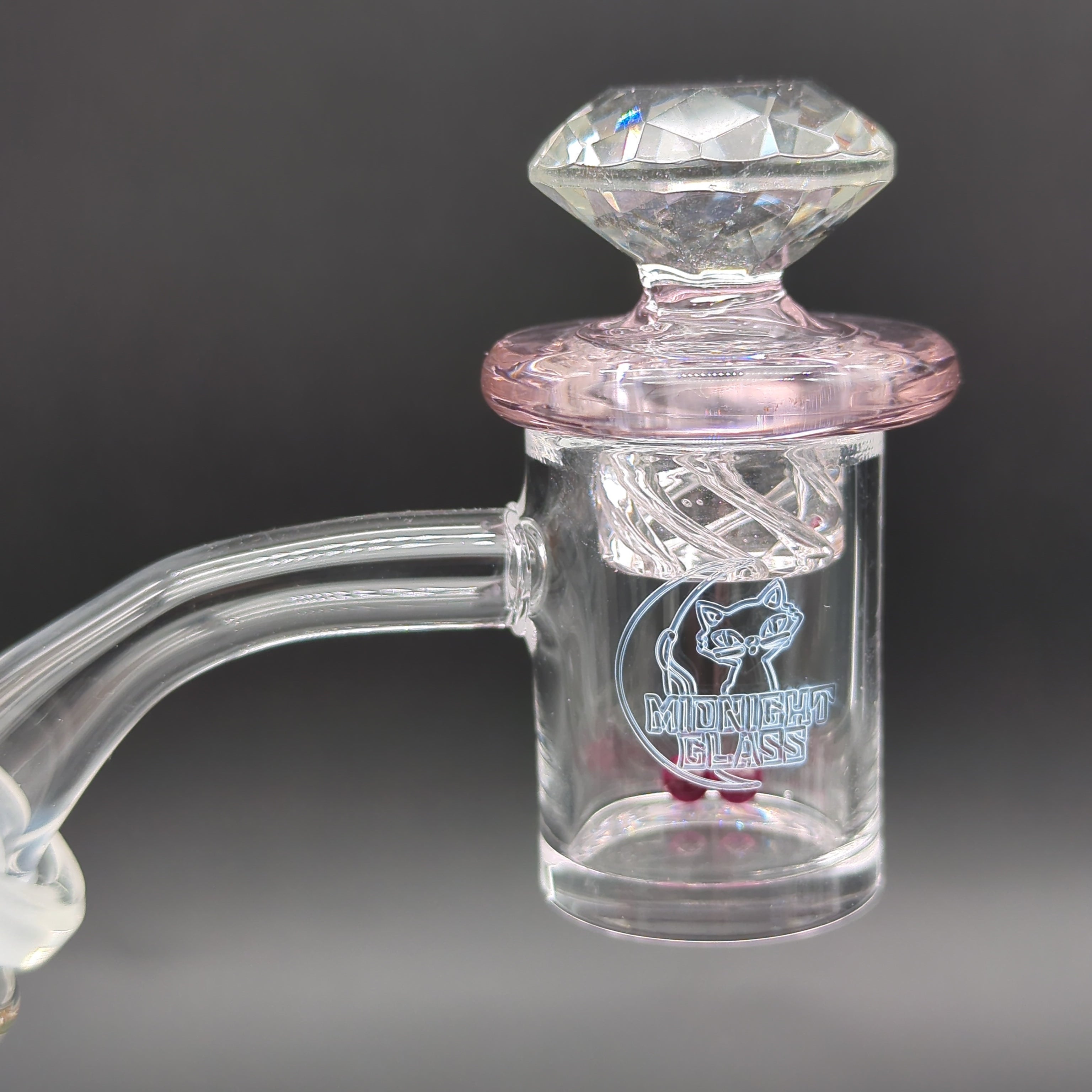 Midnight Quartz XL Banger Vortex Set 14mm 45 Degrees-Avernic Smoke Shop