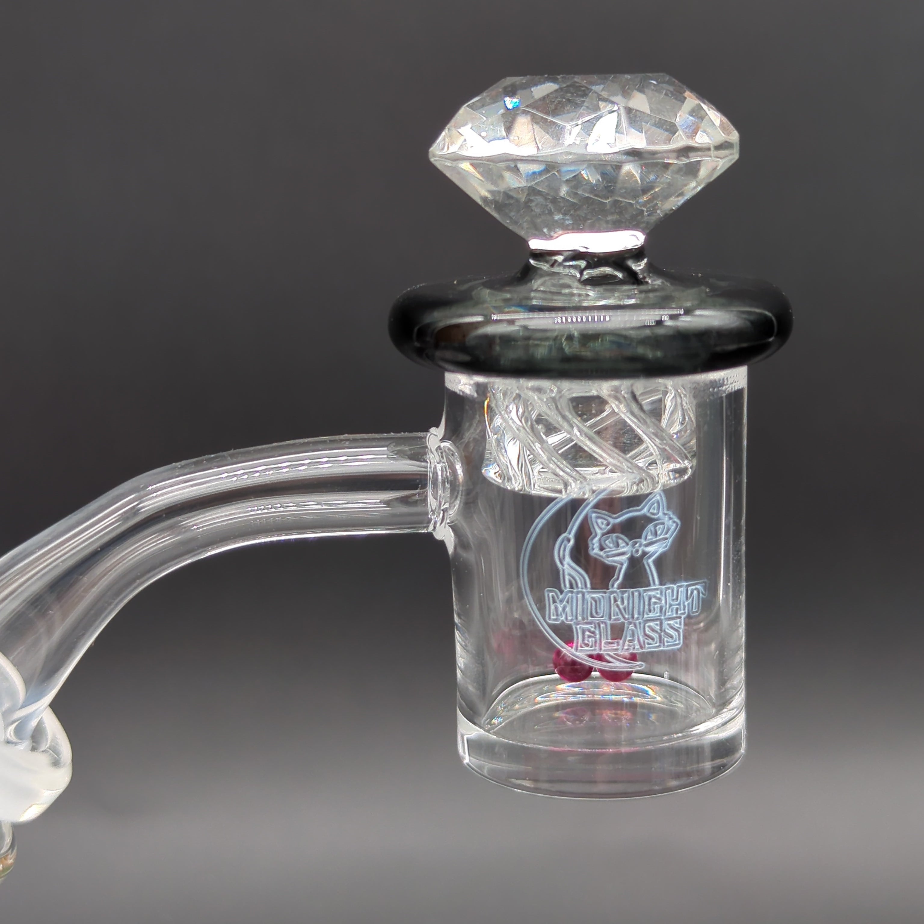 Midnight Quartz XL Banger Vortex Set 14mm 45 Degrees-Avernic Smoke Shop