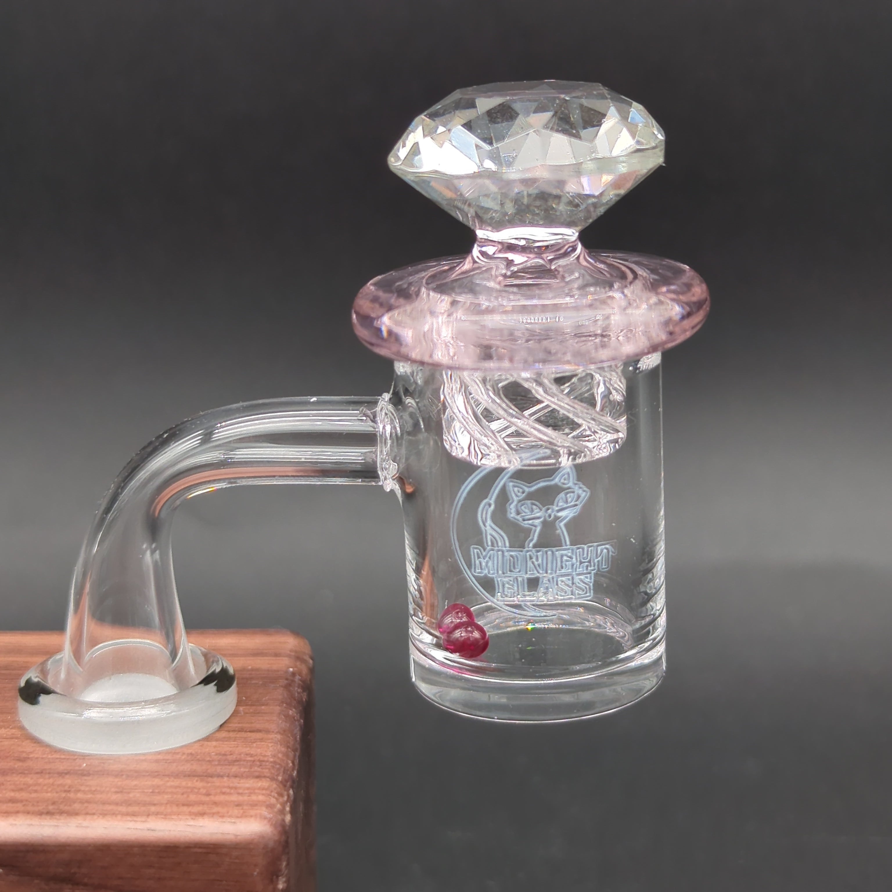 Midnight Quartz XL Banger Vortex Set 14mm 90 Degrees-Avernic Smoke Shop